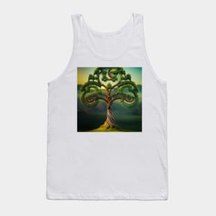 Celtic Tree of Life in the Spring Tank Top